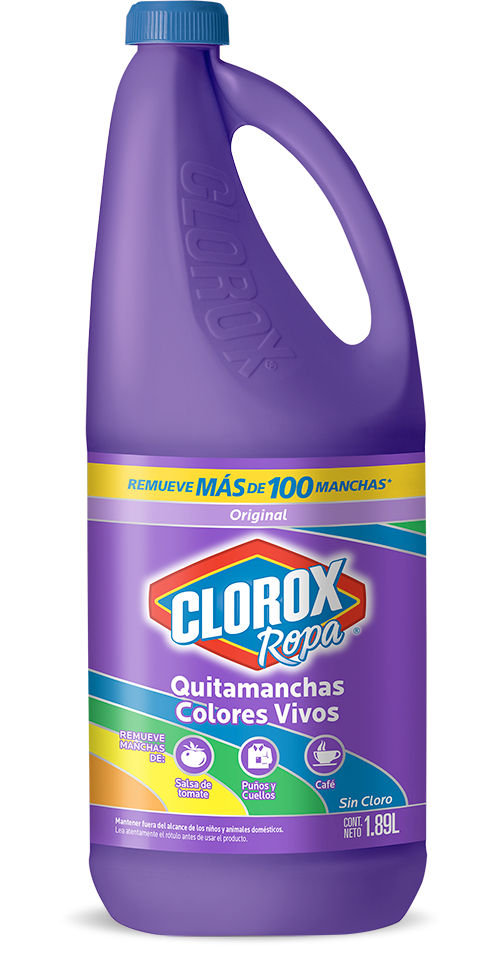 Clorox® Ropa Quitamanchas Colores Vivos | Clorox Mexico