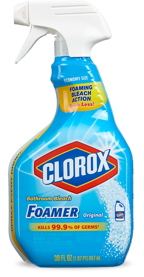 laringe Almeja antiguo Clorox® Cloro en Espuma Para el Baño | Clorox Mexico