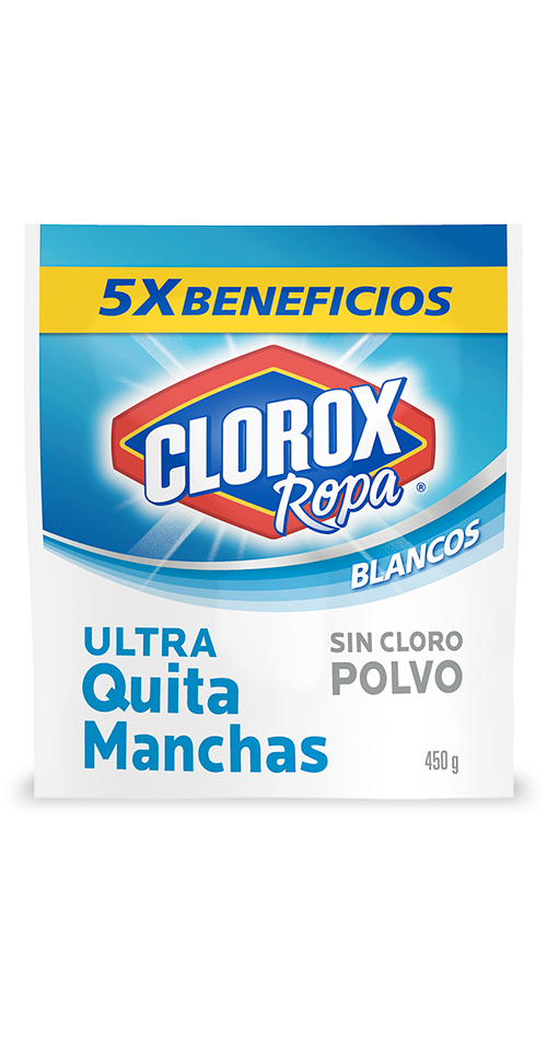 juicio pico Creta Clorox® Ropa Ultra Quitamanchas Blancos en Polvo | Clorox Mexico