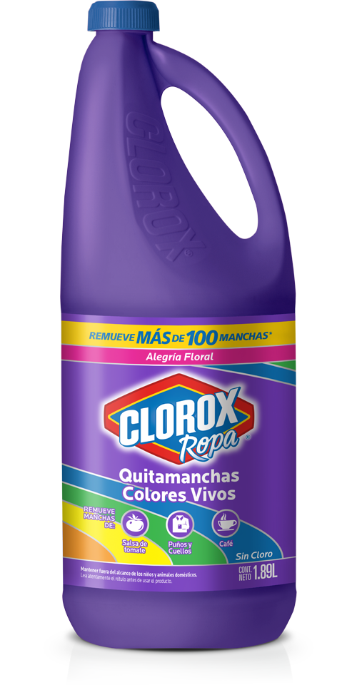 hacha Malabares avance Clorox® Ropa Quitamanchas Colores Vivos | Clorox Mexico